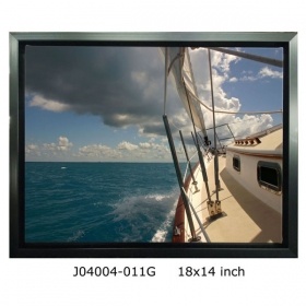 18x44inch nero telaio del paesaggio del telaio del galleggiante di paesaggio 